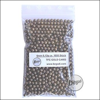 1.000 TFC Gold Camo BBs 6mm 0,12g