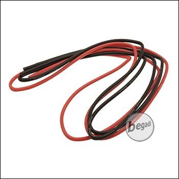 BEGADI 16AWG 1,5QMM Kabel Set, V.1, mit 2.8mm Aussendurchmesser (2x 1 Meter)