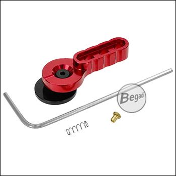 Begadi M4 / AR15 Fire Selector (CNC Aluminium) – rot – 