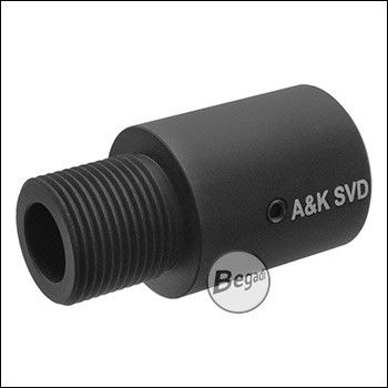 Begadi 14mm CCW Adapter für A&K SVD Federdruck Version