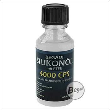 Begadi Silikonöl mit 50% PTFE inkl. Pinsel, 30ml - 4000 cPs Version -