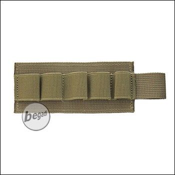 BEGADI Basic Shotgun / CO2 Patch, mit Klett - TAN