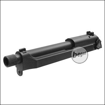 Schlitten für Cyma CM.132 AEP mit 14mm CCW Gewinde (Metallversion) -schwarz-