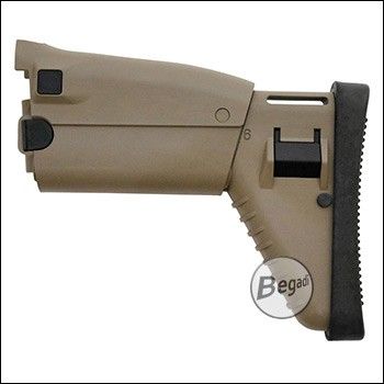 Begadi MK16 Sport Nylon Fiber Stock / Schaft (Komplettset) -TAN-