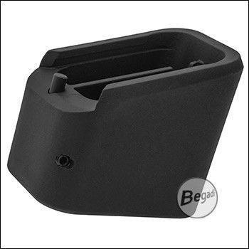 Magazinboden für Army Armament R17 / KJW KP-13 / WE-G Serie GBB Magazine, aus Aluminium (lange Version) -schwarz-