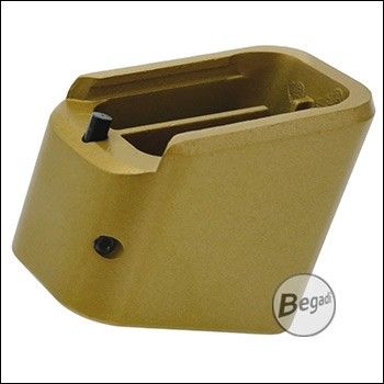 Magazinboden für Army Armament R17 / KJW KP-13 / WE-G Serie GBB Magazine, aus Aluminium (lange Version) -goldfarben-