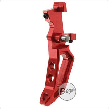 Begadi PRO "Nightfox" CNC Speed Trigger für M4 / M16 / MK16 (S)AEGs -rot-