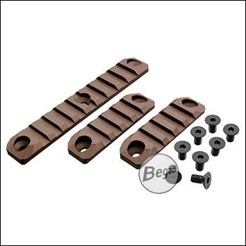 E&C SMR16 14,5" Rail Set aus Aluminium inkl. Schrauben (RAL)