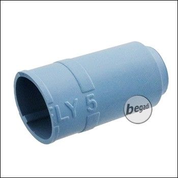 Begadi PRO 60° "FLY5 Regular, M14 Cut" AEG Flat Hop Bucking / Gummi (Air Sealed, für ca. 5mm Lauffenster) -blau-