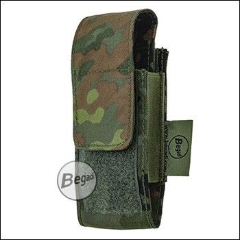 Begadi Universal Magazintasche, klein "Pistole", für viele Magazine & Tools passend, flecktarn