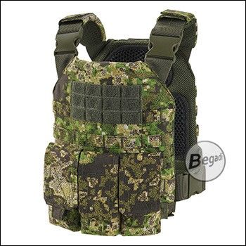 Begadi Plate Carrier "LIGHTWEIGHT" (Set inklusive SAPI Dummys), Pencott Greenzone - Größe M