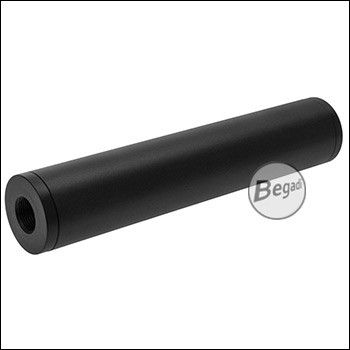 Begadi "Eco" Double Thread Silencer, lang (14mm CCW + 14mm CW) -160mm-