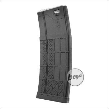 Battleaxe M4 / M16 "Safe Grip" MidCap Magazin (140 BBs) -schwarz-