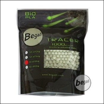 1.000 BEGADI BIO TRACER BBs 6mm 0,28g -grün-