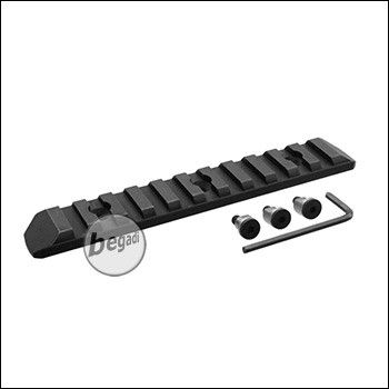 Begadi KeyMod 11 Slot Metall Rail -schwarz-