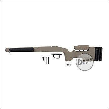 Maple Leaf MLC S1 VSR Stock aus Nylon Fiber (einstellbar) -TAN-