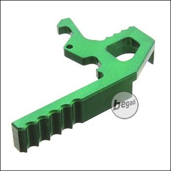 Retro Arms M4 / AR15 CNC Charging Handle Extension Type A -grün-