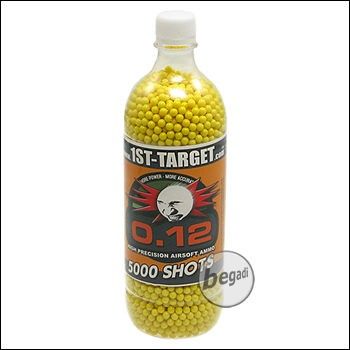 5.000 1ST TARGET DELIGHT BBs 6mm 0,12g gelb in Flasche