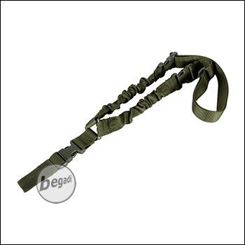 Begadi One Point Sling / Trageriemen "Deluxe" für Plattenträger - olive