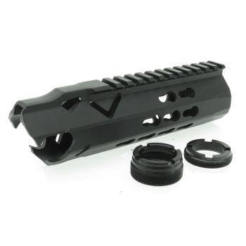 E&C 185mm LVC Handguard mit EU Gewinde -schwarz-