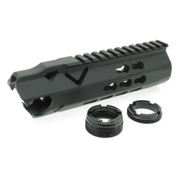 E&C 185mm LVC Handguard mit EU Gewinde -schwarz-