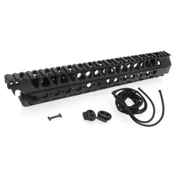 E&C 340mm LVC Handguard mit EU Gewinde -schwarz-