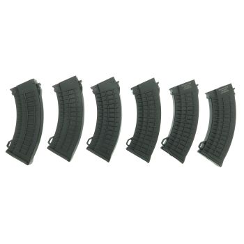 6x Begadi AK47 Midcap -Waffle- Magazin (150 BBs)