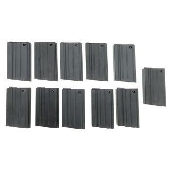 11x Midcap Magazin für E&C EC25 MCC S-AEG, schwarz (100 BBs)