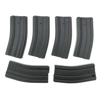 6x Begadi M4 / M16 Midcap Magazin (140 BBs)