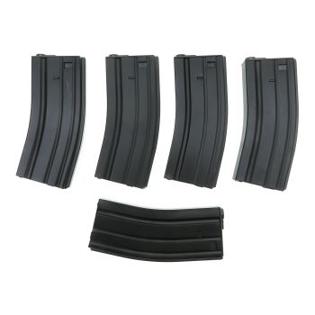 5x Begadi M4 / M16 Midcap Magazine (140 BBs)