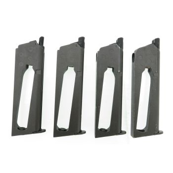 4x KWC M1911 A1 TAC GBB CO2 Magazin, 16 Schuss (für Bastler)