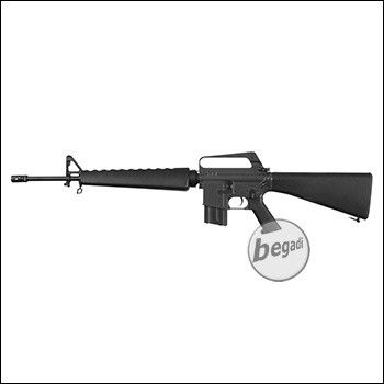 Begadi Sport M16 A1 Classic (XM16E1) Vietnam Style S-AEG with Begadi CORE EFCS / Mosfet (free from 18 yrs.)
