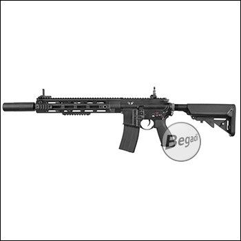 E&C SMR16 14,5" Carbine -GEN.4- Semi AEG with Begadi CORE EFCS / Mosfet, PRO HopUp & QD Silencer - black (18+)