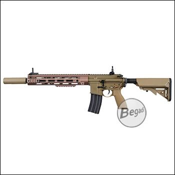 E&C SMR16 14.5" Carbine -GEN.4- Semi AEG with Begadi CORE EFCS / Mosfet, PRO HopUp & QD Silencer - RAL (18+)