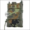 Begadi Basic Magazintasche / Mag Pouch für Sturmgewehre, (M4, AK etc.) aus Kunststoff & Nylon -flecktarn-