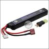 Begadi "AMAX" LiFePo Akku 9,9V 1100mAh 20C "Single Stick" mit Dean & Adapter auf Mini TAM -lila-