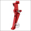 Begadi PRO "Angled" CNC Speed Trigger für M4 / M16 / MK16 (S)AEGs -rot-