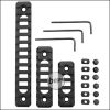 Begadi Lightweight Alu Rail Set für M-LOK Systeme (60mm + 80mm + 140mm)