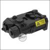 Dummy Laser Box (Laser – Licht Modul Attrappe) "Rifle", aus Kunststoff, Eco Version -schwarz-