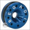 Begadi CNC Alu Pistonhead mit Ventilation für GBB Kurzwaffen (13.5mm Version) -blau-