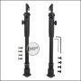 Begadi "Multi Purpose Sniper" Bipod, Sidemount Edition, for M-LOK &amp; Keymod Systems -black-