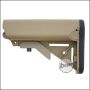 E&C Sopmod M4 Nylon Crane Stock -TAN-