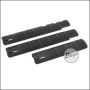 E&C Nylon Fiber Rail Covers für Picatinny (mit Aussparungen für SMR28-G) -schwarz-