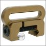 E&C CNC Sling Mount für Picatinny Rails (SMR28-G Style) -perlgold-