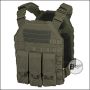 Begadi Plate Carrier "LIGHTWEIGHT" (Set inklusive SAPI Dummys), olive - Größe XL