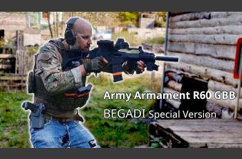 Army Armament R60 Begadi Special Version - Actiontest